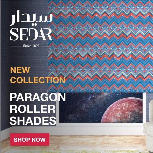 Collection Paragon for Roller Shades - blue.