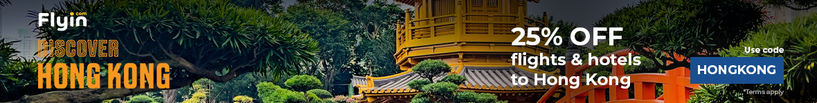 Flights and hotels to Hong Kong
