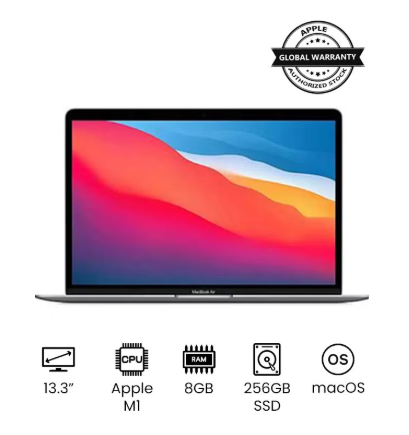 MacBook Air MGN63 With 13-Inch Display, M1 Chip With 8-Core Processor And 7-Core